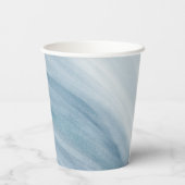 Blue Christian Cross Graduation Papieren Bekers (Achterkant)