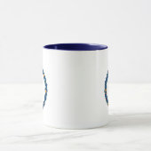  Blue Christmas Ballerina Mug | Elegant Holiday  Mok (Midden)