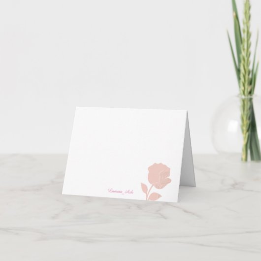 Blue Christmas Card Bedankkaart (Achterkant)