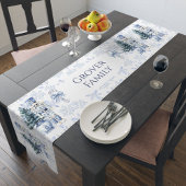 Blue Christmas Chinoiserie Nutcracker Medium Tafelloper