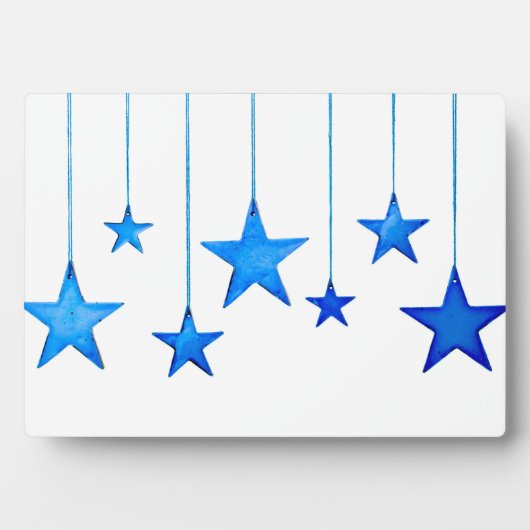 Blue Christmas Decorations Fotoplaat (voorkant)