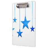Blue Christmas Decorations Klembord (Links)