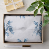 Blue Christmas Gnomes Tissuepapier (Geschenk)