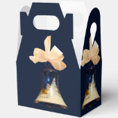 Blue Christmas Jingle Bells Favoriete Cadeaudoos Bedankdoosjes (Open)