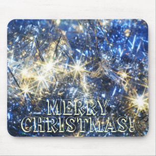 Blue Christmas Mousepad Muismat
