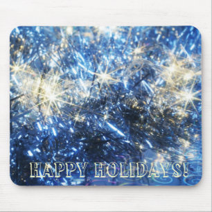 Blue Christmas Mousepad Muismat