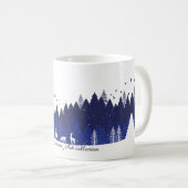 Blue Christmas Mug Koffiemok (Voorkant rechts)
