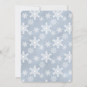 Blue Christmas Notenkraker jongen baby shower uitn (Achterkant)