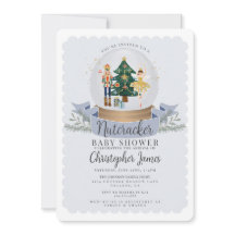 Blue Christmas Notenkraker jongen baby shower uitn