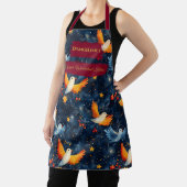 Blue Christmas Schort met kleurrijke vogels en ste (Insitu)