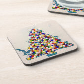 Blue Christmas Set van 6 Onderzetters (Linkerzijde)