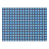 Blue Christmas Tartan Plaid Holiday Tafelkleed (Voorkant (Horizontaal))