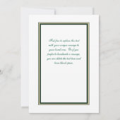 Blue Christmas Tree Foto Ornament Feestdagenkaart (Achterkant)