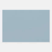 Blue Christmas Tree Pine Cones Ornaments Trumpet Inpakpapier Vel (Voorkant 2)