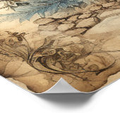  Blue Christmas Tree Poster (Hoek)