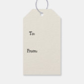  Blue Christmas Tree Truck cadeau Labels Cadeaulabel (Achterkant)