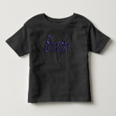 Blue Christopher Name Logo, Kinder Shirts (Voorkant)
