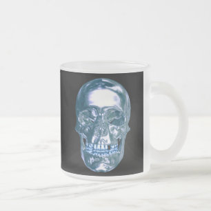 Blue Chrome Skull Mok