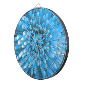 Blue Chrysanthemum Dartbord (Voorkant Rechts)