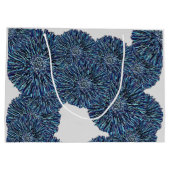 Blue Chrysanthemum Groot Cadeauzakje (Achterkant)