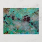 Blue Chrysocolla Jasper Briefkaart (Voorkant)