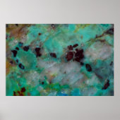 Blue Chrysocolla Jasper Poster (Voorkant)