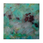 Blue Chrysocolla Jasper Tegeltje (Voorkant)