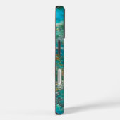 Blue Chrysocolla Mineral Stone Case-Mate iPhone Case (Achterkant / Rechts)