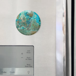 Blue Chrysocolla Mineral Stone Magneet