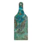 Blue Chrysocolla Mineral Stone Snijplank (Voorkant)