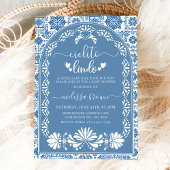 Blue Cielito Lindo Baby shower Uitnodiging