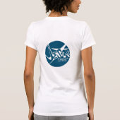Blue Circle Jezus Redt Graffiti T-shirt (Achterkant)