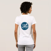 Blue Circle Jezus Redt Graffiti T-shirt (Achterkant volledig)