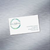 Blue Circle-Logo Magnetisch Visitekaartje (Voorbeeld)