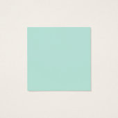 Blue Circle-Logo Vierkante Visitekaartjes (Achterkant)