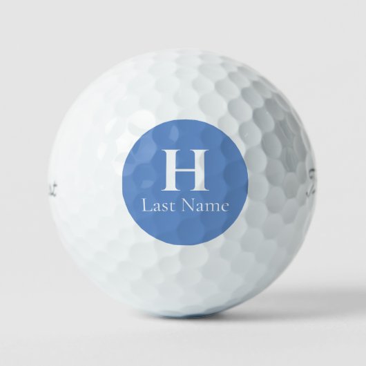 Blue Circle Personalized Golf Ball (3) HAMbWG Golfballen (Voorkant)
