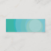 Blue Circle Shades - Skinny Mini Visitekaartje (Achterkant)
