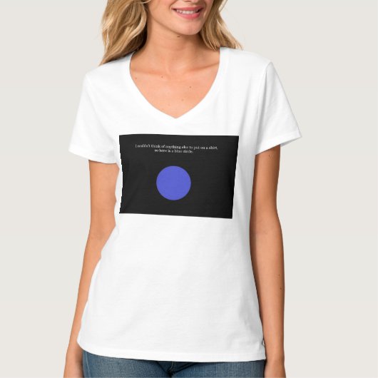 Blue Circle T-shirt (Voorkant)