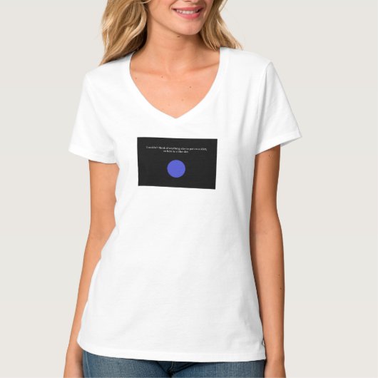 Blue Circle T-shirt (Voorkant)
