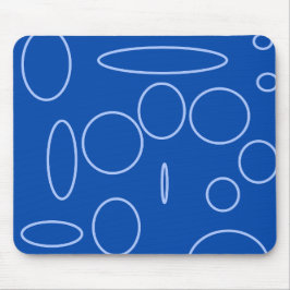 Blue Circles Mousepad Muismat