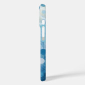 Blue Circles & Trees Case-Mate iPhone Case (Achterkant / Links)