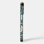Blue Circuit Board telefoonhoesje Case-Mate iPhone Case (Achterkant / Rechts)