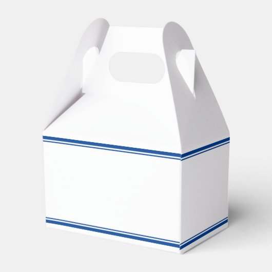 Blue Class of 2026 Custom Graduation Party Bedankdoosjes (Achterkant)