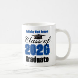 Blue Class of 2026 Graduation Keepsake Koffiemok