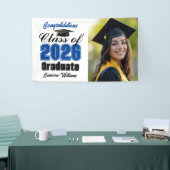 Blue Class of 2026 Graduation Party Photo Spandoek (Beurs)