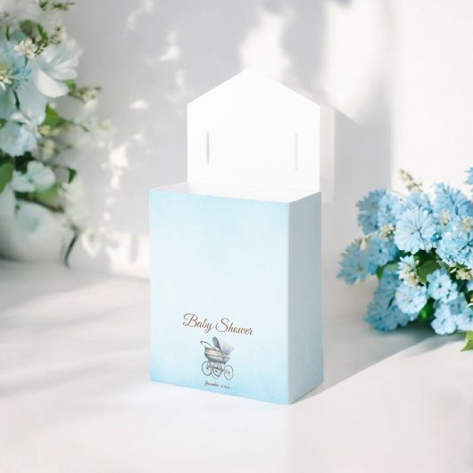  Blue Classic Boy Baby shower Bedankdoosjes