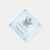 Blue Classic Boy Baby shower Servet (Hoek)