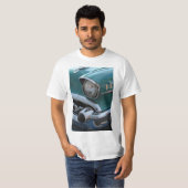 Blue Classic Car T-shirt (Voorkant volledig)