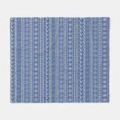 Blue Classic kerstvleece Blanket Fleece Deken (Voorkant (Horizontaal))
