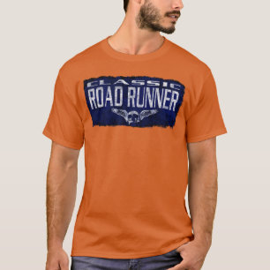 Blue Classic Road Runner Wingel Skull Eroded Panel T-shirt